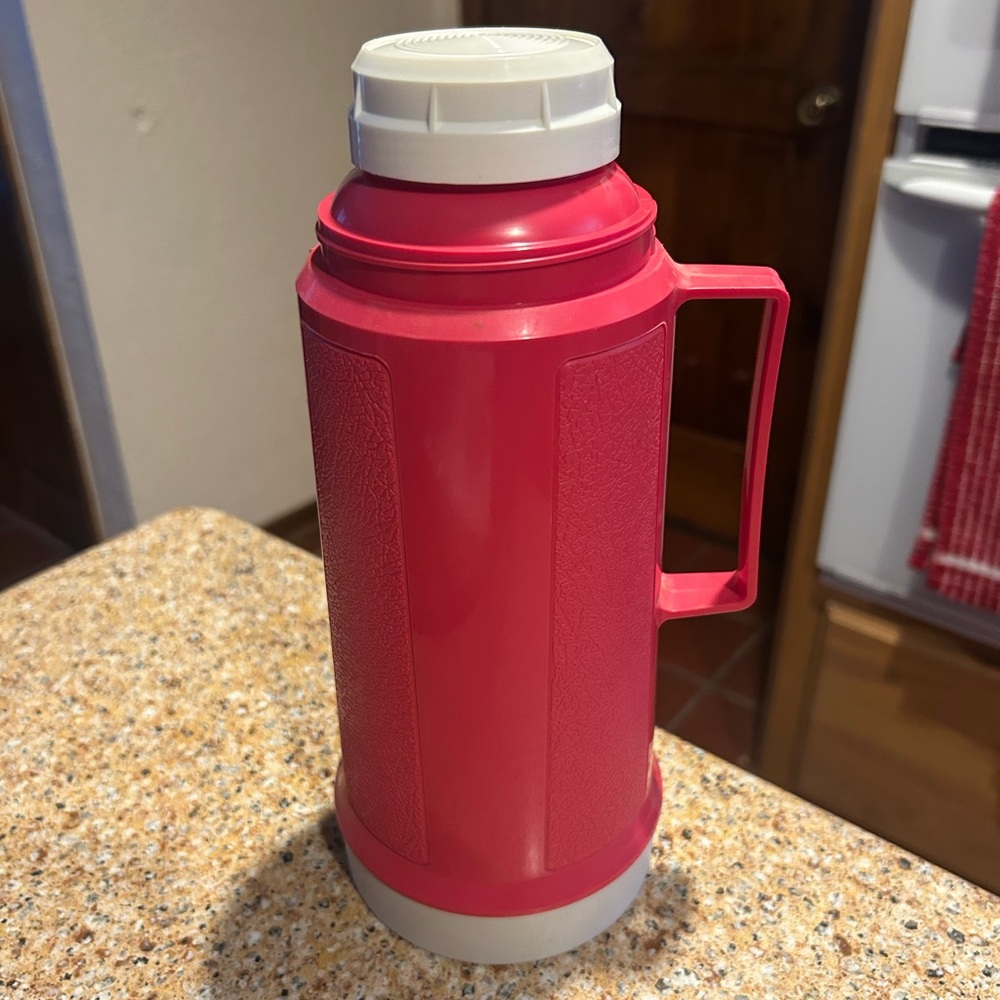 Vintage Pink Thermos